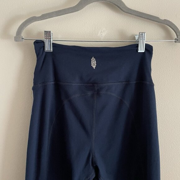 FP Movement S Midnight Navy Twist Front High Rise Breathe Deeper Ankle Legging - Picture 7 of 11